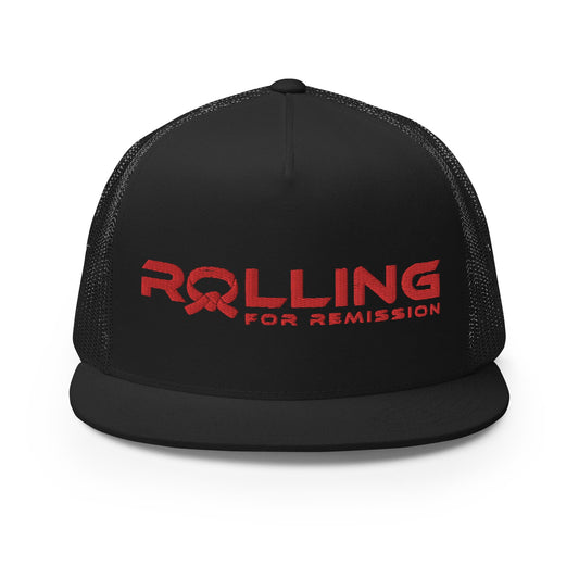 Rolling for Remission Classic Trucker Cap #3 (RED)