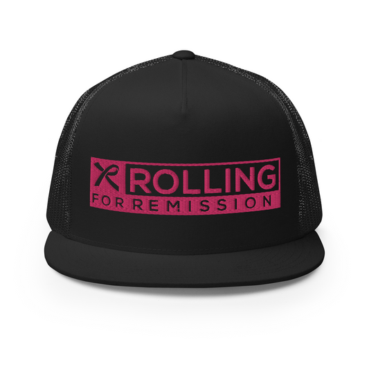 Rolling for Remission Classic Trucker Cap #2 (Pink)