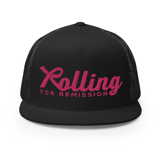 Rolling for Remission Classic Trucker Cap #1 (Pink)