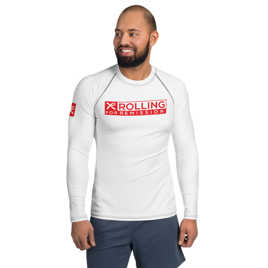 Rolling for Remission 'Unbreakable' Ranked Rashguard (White)