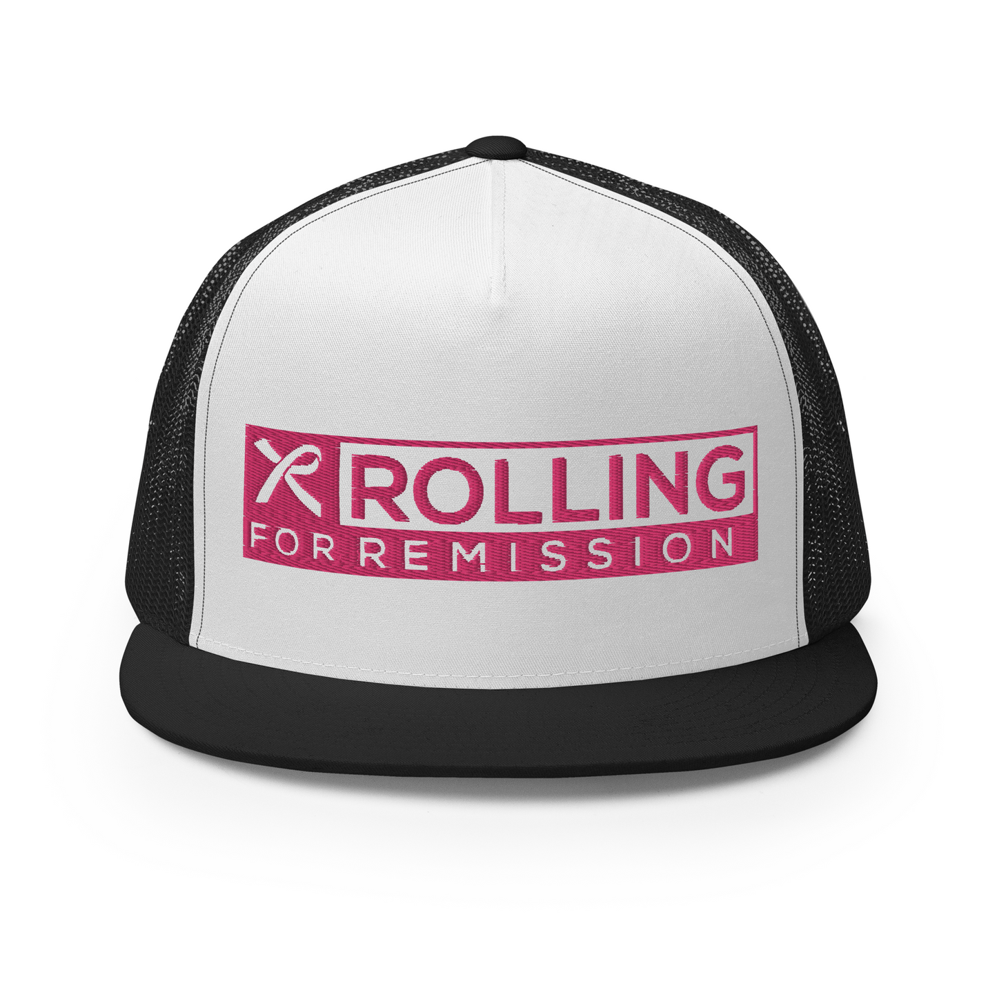 Rolling for Remission Classic Trucker Cap #2 (Pink)