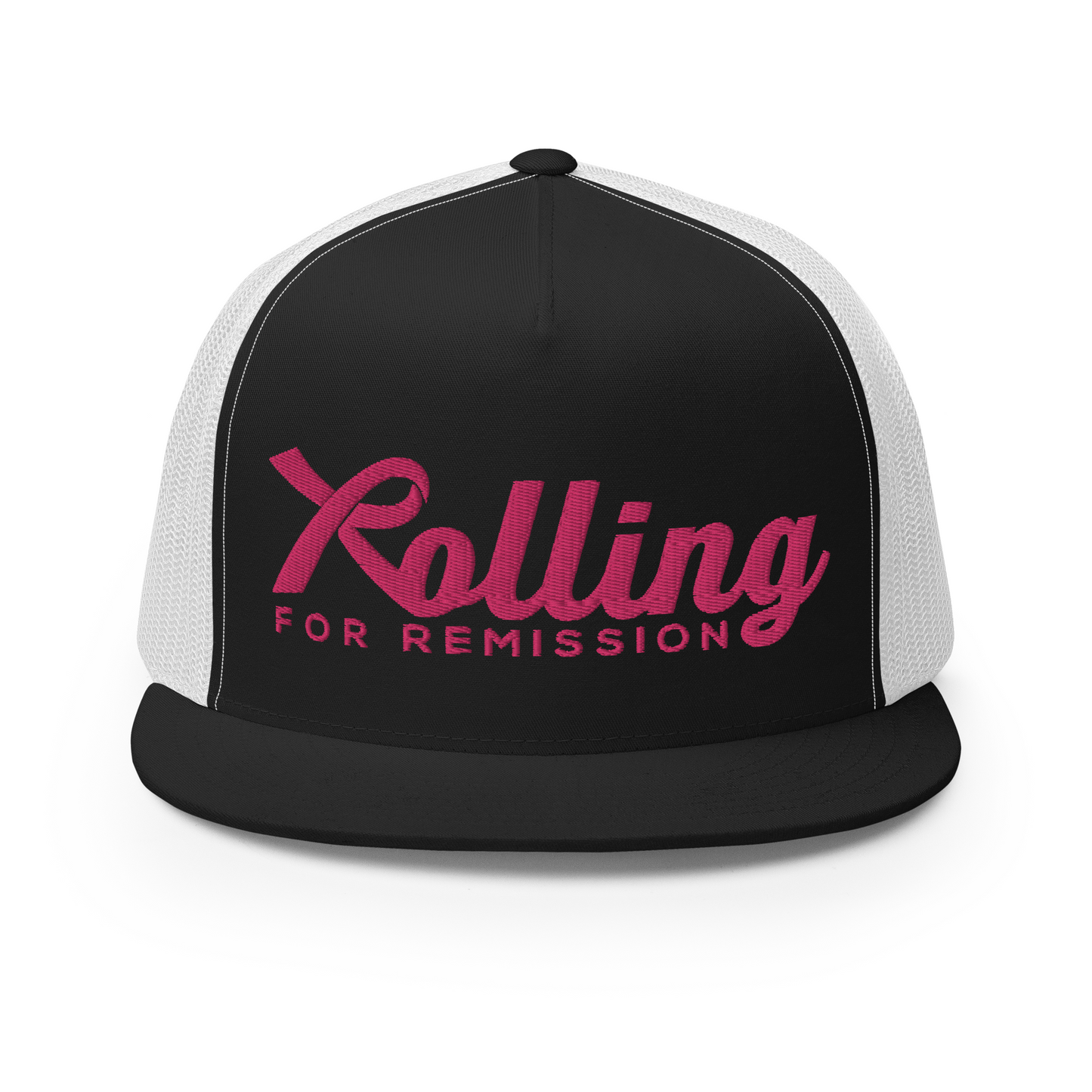 Rolling for Remission Classic Trucker Cap #1 (Pink)