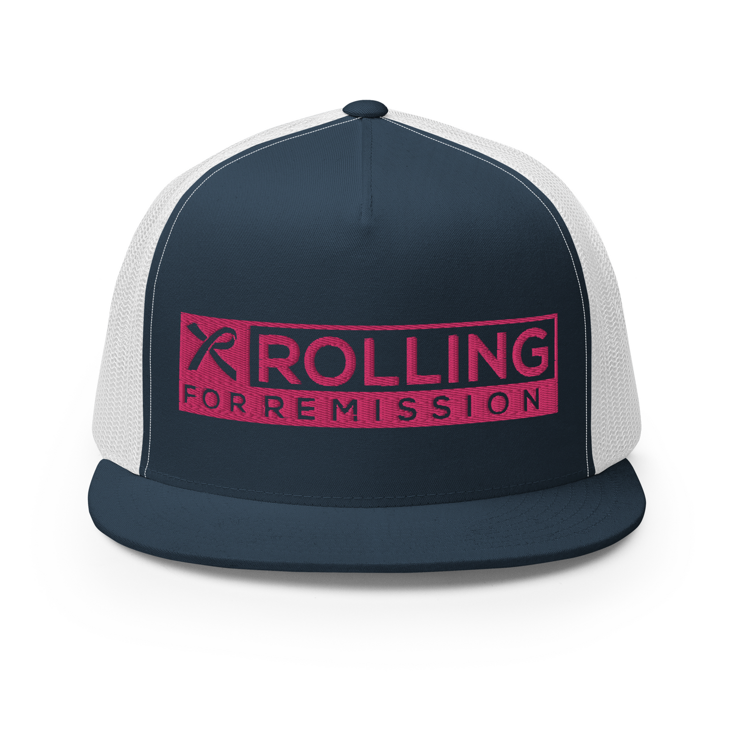 Rolling for Remission Classic Trucker Cap #2 (Pink)