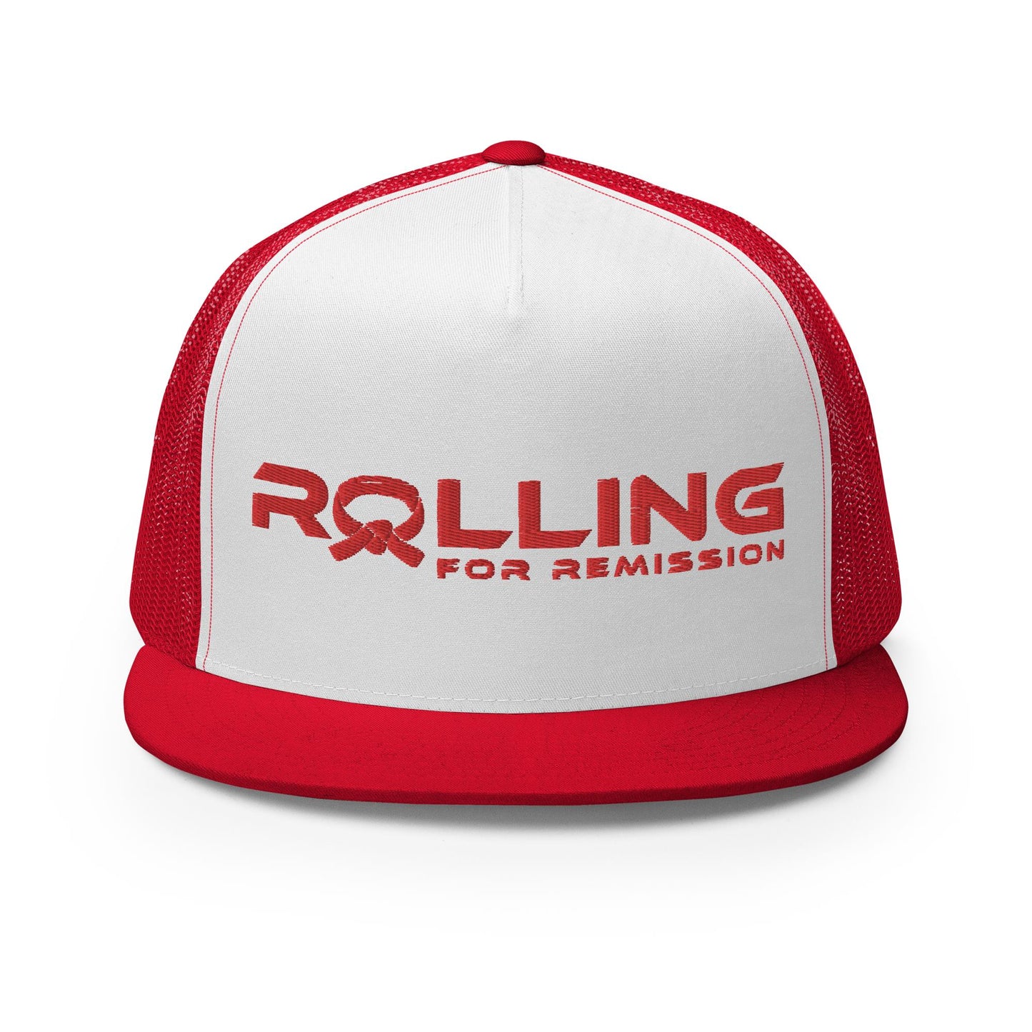 Rolling for Remission Classic Trucker Cap #3 (RED)