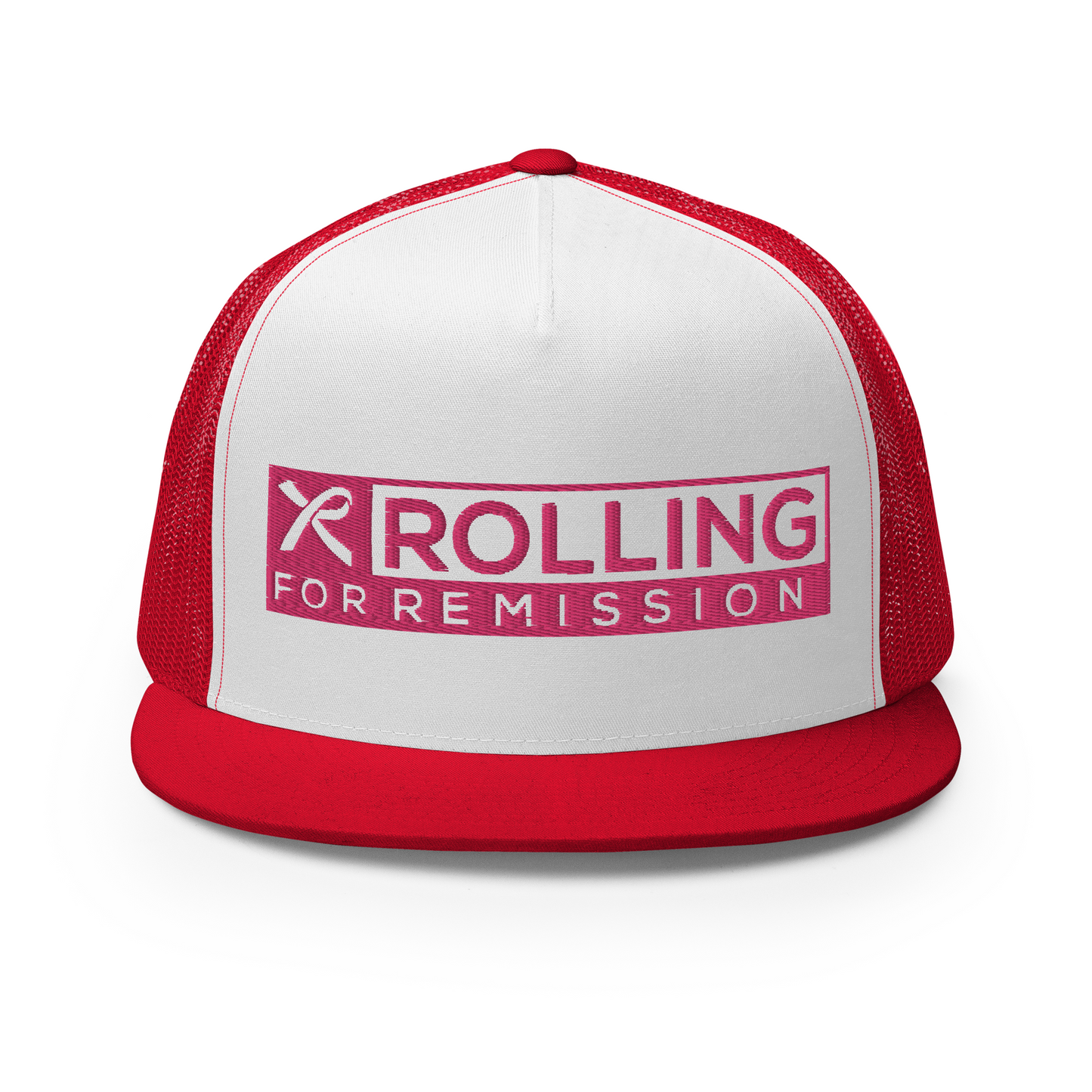 Rolling for Remission Classic Trucker Cap #2 (Pink)