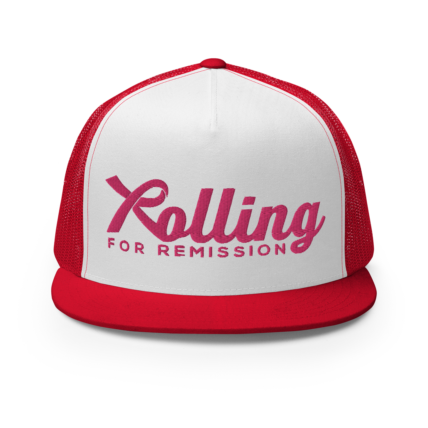 Rolling for Remission Classic Trucker Cap #1 (Pink)