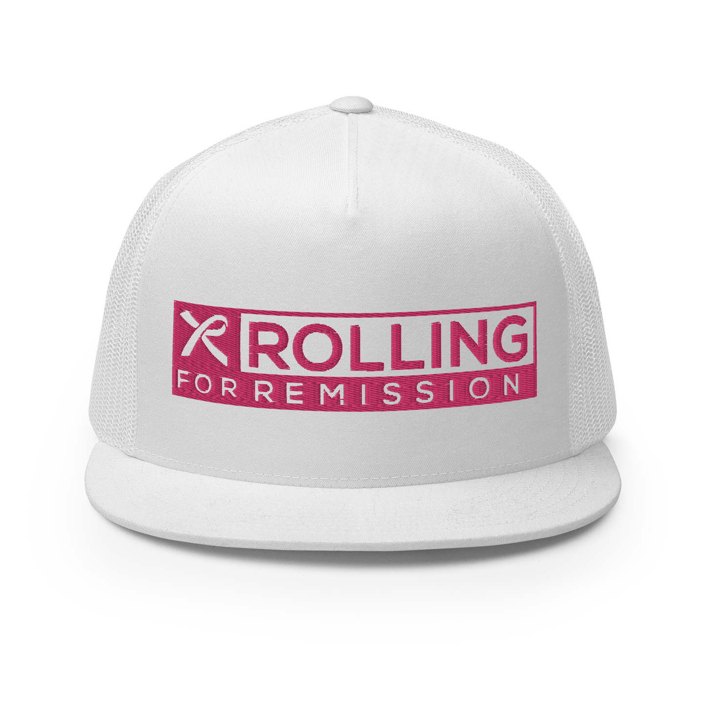 Rolling for Remission Classic Trucker Cap #2 (Pink)