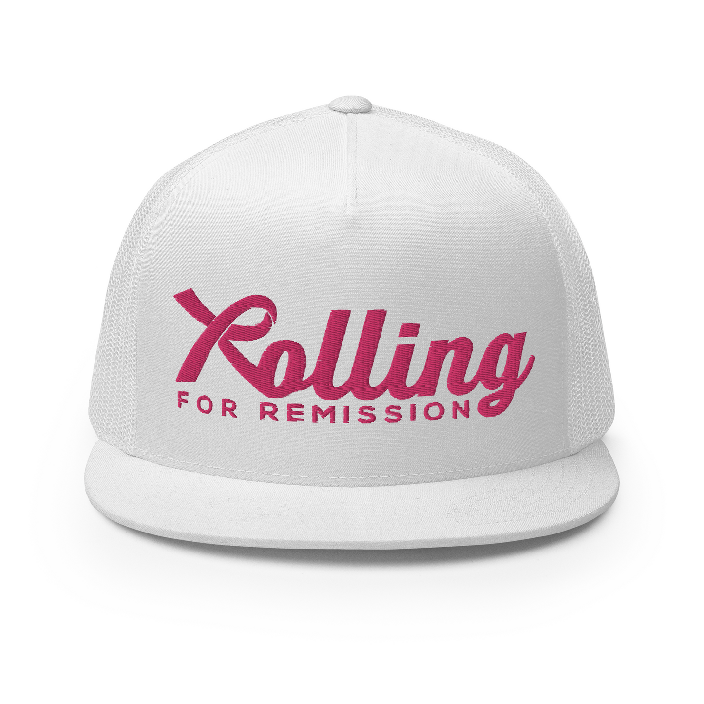 Rolling for Remission Classic Trucker Cap #1 (Pink)