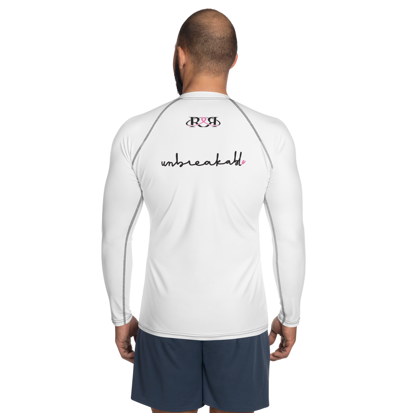 Rolling for Remission 'Unbreakable' Ranked Rashguard (White)