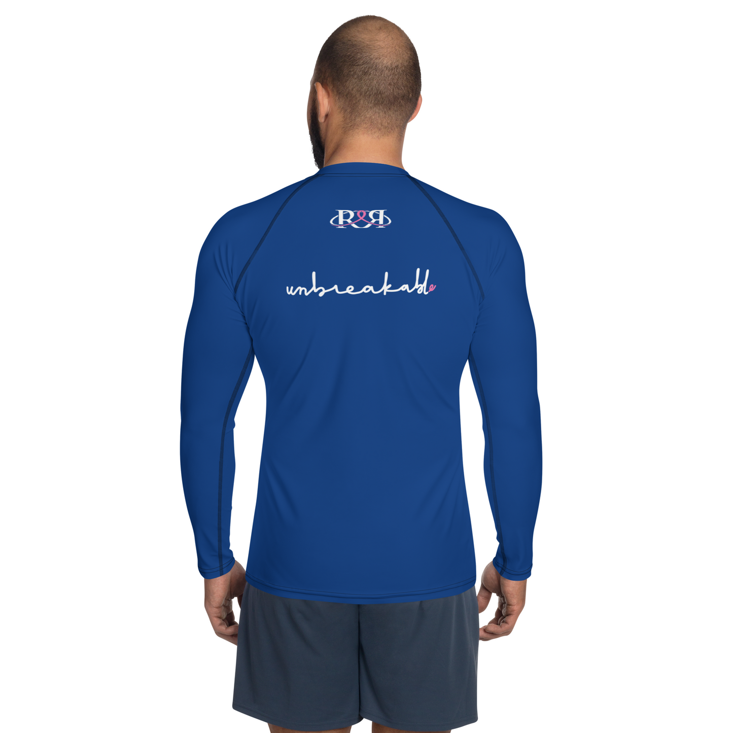 Rolling for Remission 'Unbreakable' Ranked Rashguard (Blue)