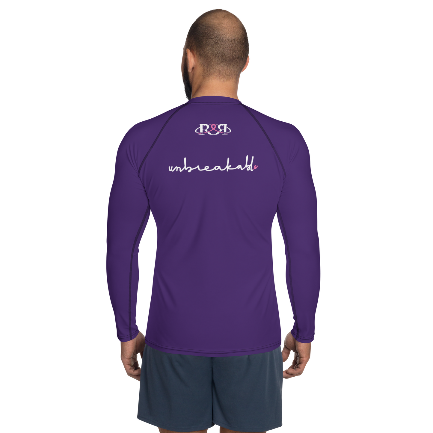 Rolling for Remission 'Unbreakable' Ranked Rashguard (Purple)