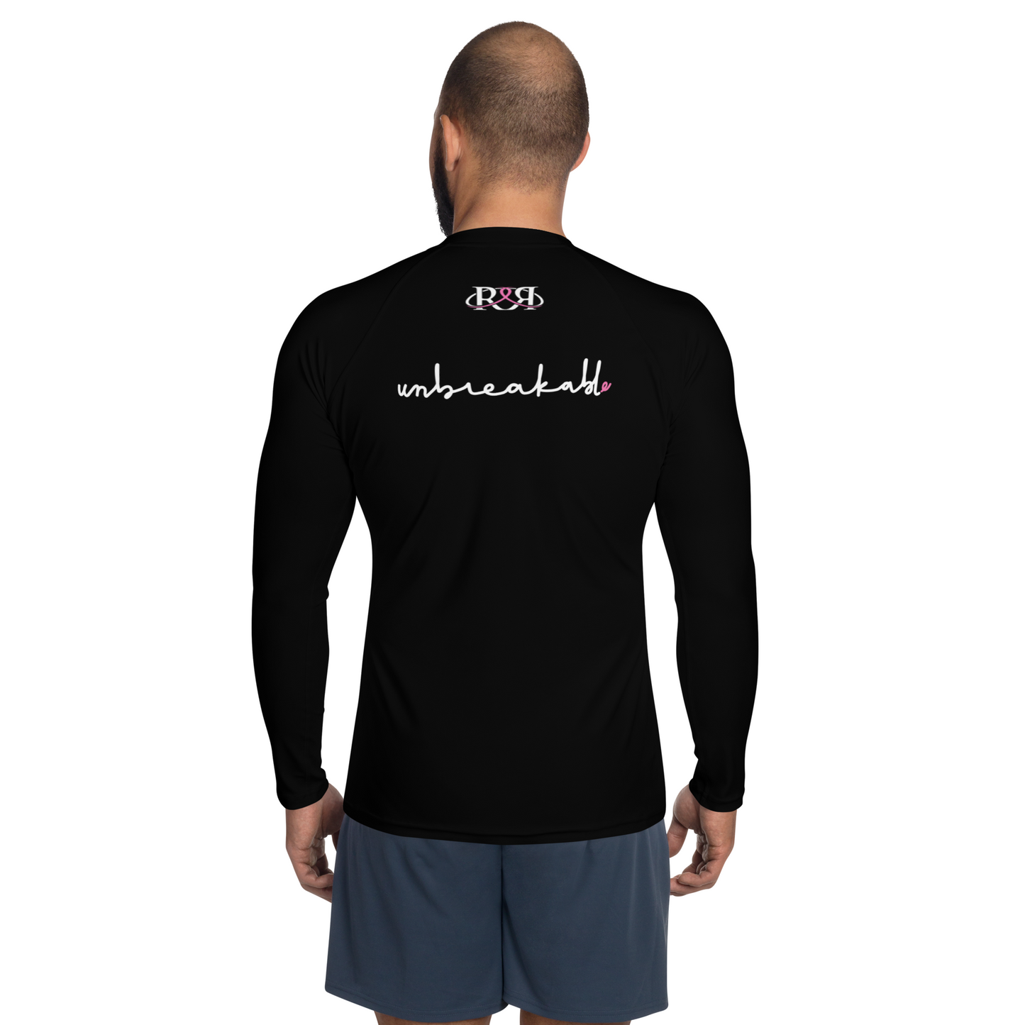 Rolling for Remission 'Unbreakable' Ranked Rashguard (Black)