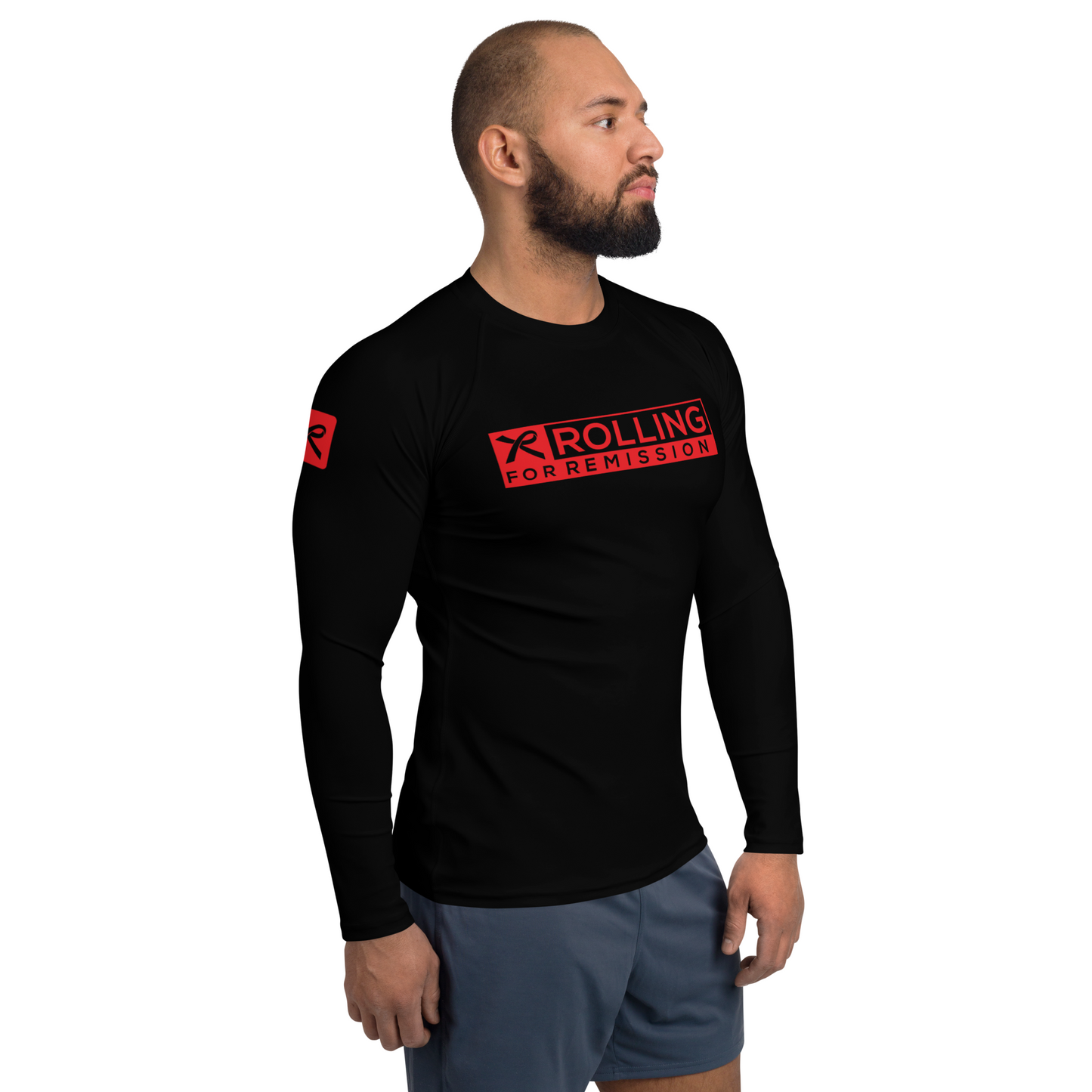 Rolling for Remission 'Unbreakable' Ranked Rashguard (Black)